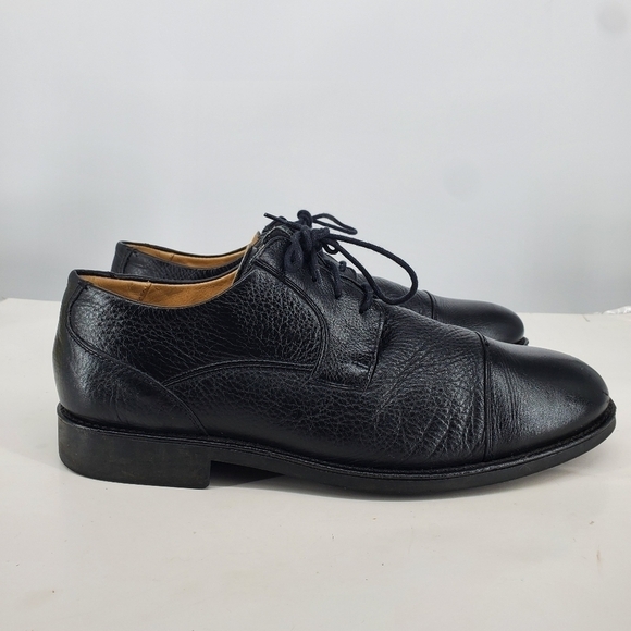 Studio Belvedere Shoe Mens 11 D Duke Cap Toe Black Oxfords main image 10